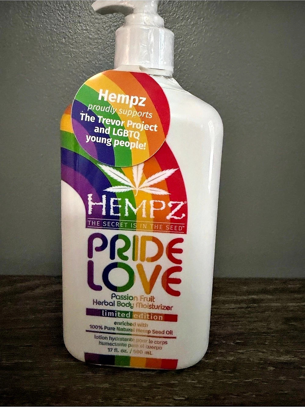 Hempz Pride Love Passion Fruit & Herbal Body Moisturizer Passion Fruit Body